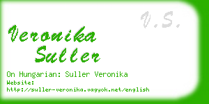 veronika suller business card